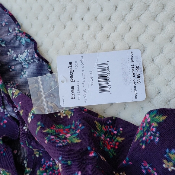 **HP**Nwt Free People Violet Visions Romper - Picture 14 of 14